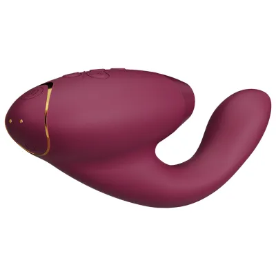 Rabbit vibrátor s tlakovým stimulátorem klitorisu Womanizer Duo 2, bordó - obrázek 6
