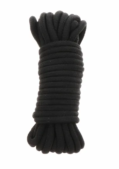 Bondage lano Hidden Desire z polypropylenu, 5 m, černé