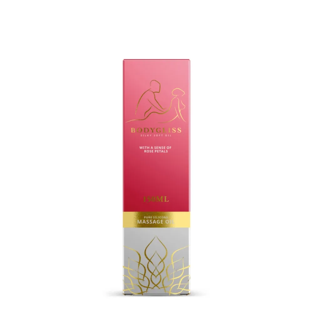 Masážní olej BodyGliss Silky Soft s vůní růžových lístků, 150 ml - obrázek 3