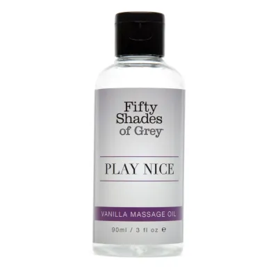 Masážní olej Fifty Shades of Grey Play Nice, vanilka, 90 ml