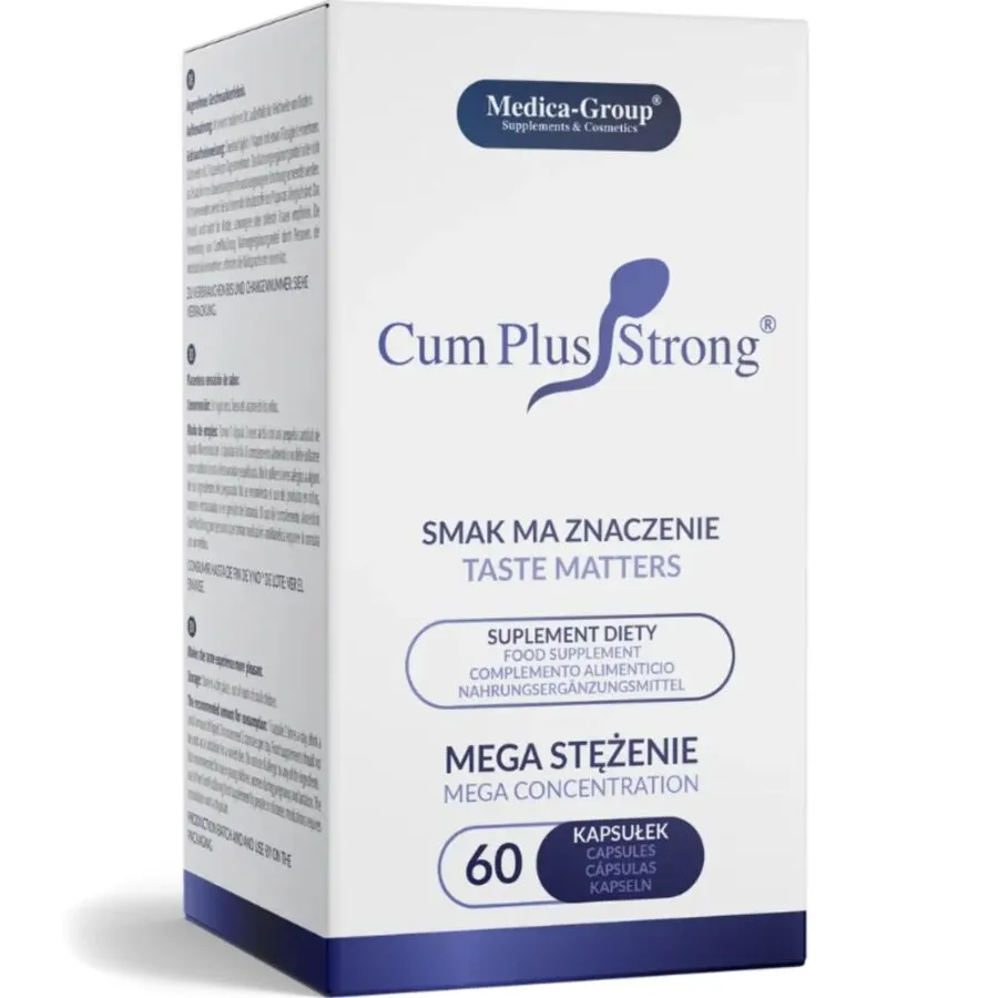 Kapsle pro silnější ejakulaci Medica-Group Cum Plus Strong, 60 ks - obrázek 2