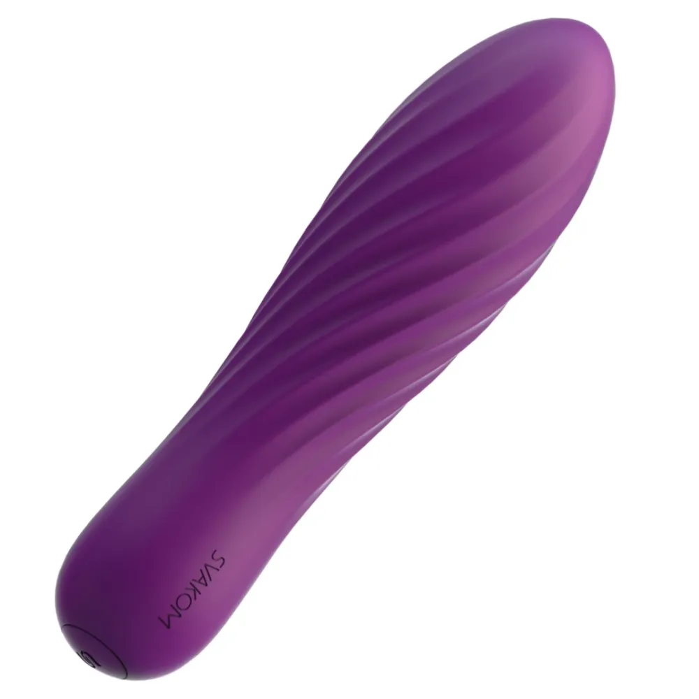 Minivibrátor Svakom Tulip s 10 režimy, vodotěsný, fialový - obrázek 2