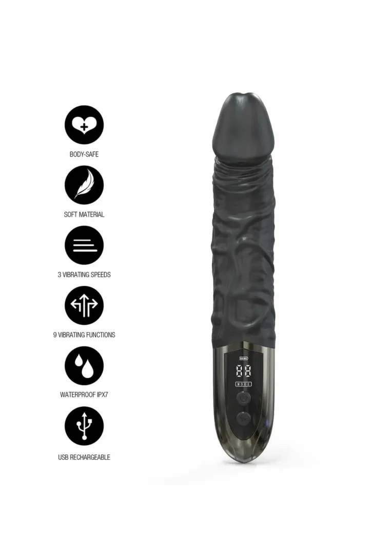 Anální vibrátor Extreme by Hidden Desire Anal Power Vibrator, silikon, černý - obrázek 2