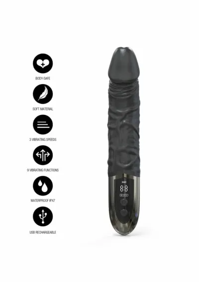 Anální vibrátor Extreme by Hidden Desire Anal Power Vibrator, silikon, černý - obrázek 2