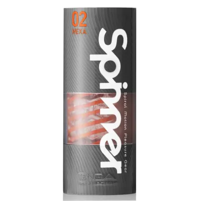 Masturbátor Tenga Spinner 02 Hexa s rotační spirálou - obrázek 3