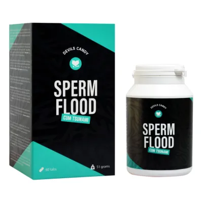 Doplněk stravy pro muže Devil's Candy Sperm Flood, 60 tablet
