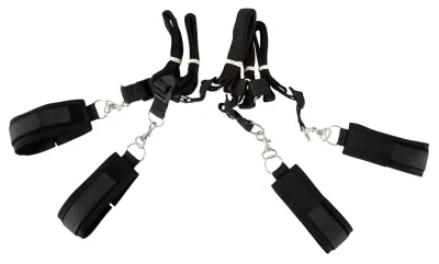Pouta na postel Fetish Fantasy Series Bed Bindings Restraint Kit, černá - obrázek 5