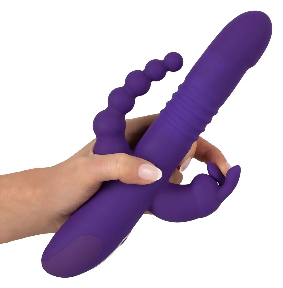 Sweet Smile Triple Thrusting V přirážecí rotační vibrátor se třemi motorky - obrázek 7