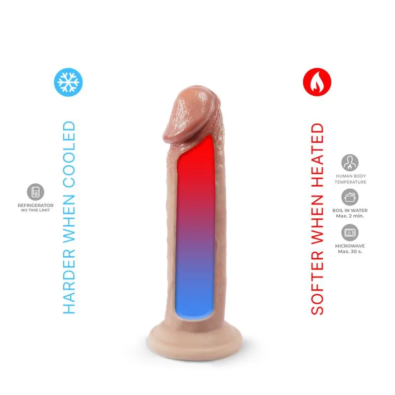 Realistické dildo SilexD Premium Model 2, 7,5", dual density silikon, 19 cm - obrázek 4