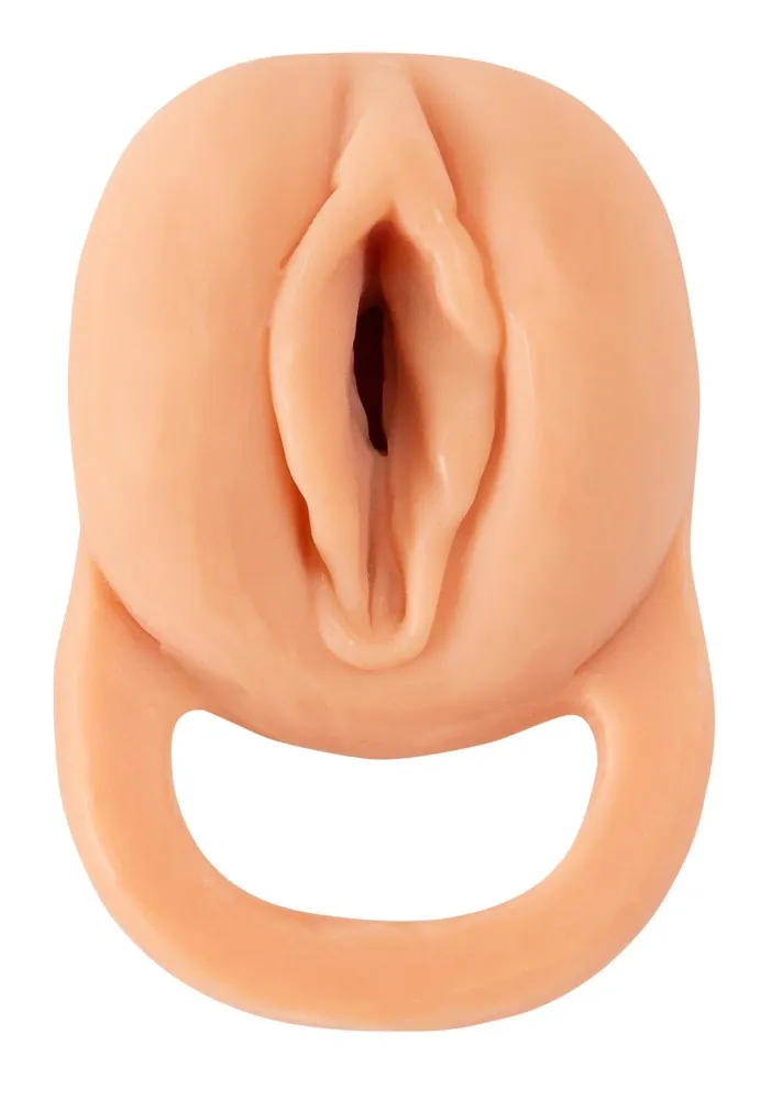 Návlek na penis a masturbátor 2 v 1 Nature Skin Large, TPE, 18,5 cm - obrázek 8