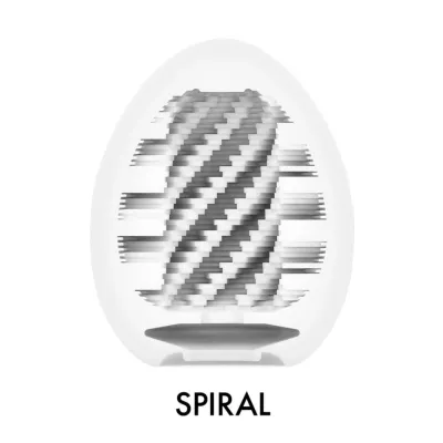 Masturbační vajíčko Tenga EGG Spiral, hnědé, 1 ks - obrázek 3