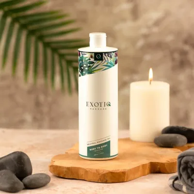 Masážní olej Exotiq Body To Body, 500 ml - obrázek 5