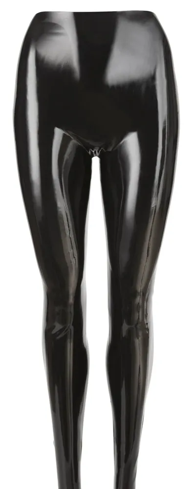Lesklé latexové legíny LateX, 0,4 mm, černé, S - obrázek 5