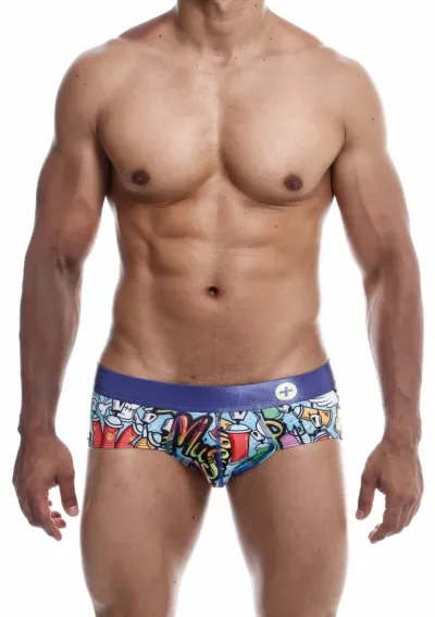 Pánské slipy MaleBasics Hipster Brief, černé, M