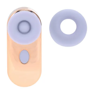Nabíjecí tlakový stimulátor klitorisu Loveline Budsie AirTap, tvar sluchátka, levandulový - obrázek 3