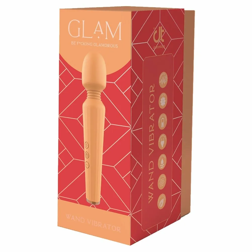 Masážní hlavice Dream Toys Glam Wand, ohebný krk, magnetické nabíjení, 21,5 cm