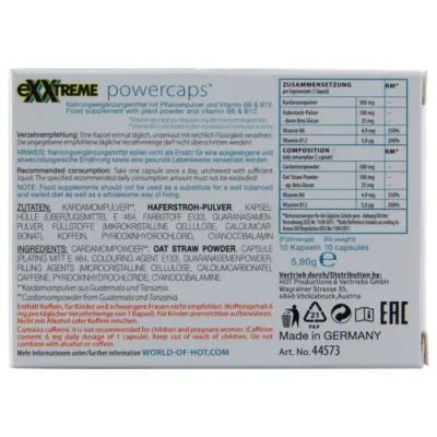 Kapsle pro muže HOT eXXtreme Power Caps, 10 ks - obrázek 4
