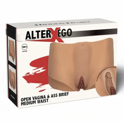 Silikonové kalhotky s vagínou Hidden Desire Alter Ego, střední pas, tělové - obrázek 7