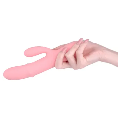 Rabbit vibrátor Svakom Mora Neo s přirážením a aplikací, růžový (Peach Pink) - obrázek 6