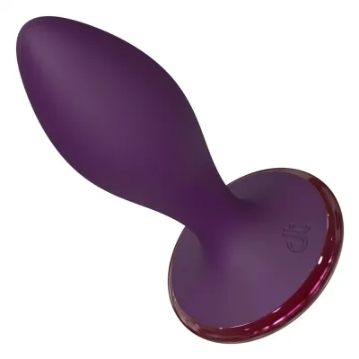 Anální vibrátor GLAM Strong Anal Vibe s dálkovým ovládáním, silikon, černý, 12,8 cm - obrázek 4