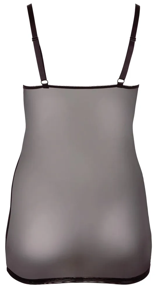 Krajková košilka Cottelli Collection Curvy s nastavitelnými ramínky, černá, 4XL - obrázek 7