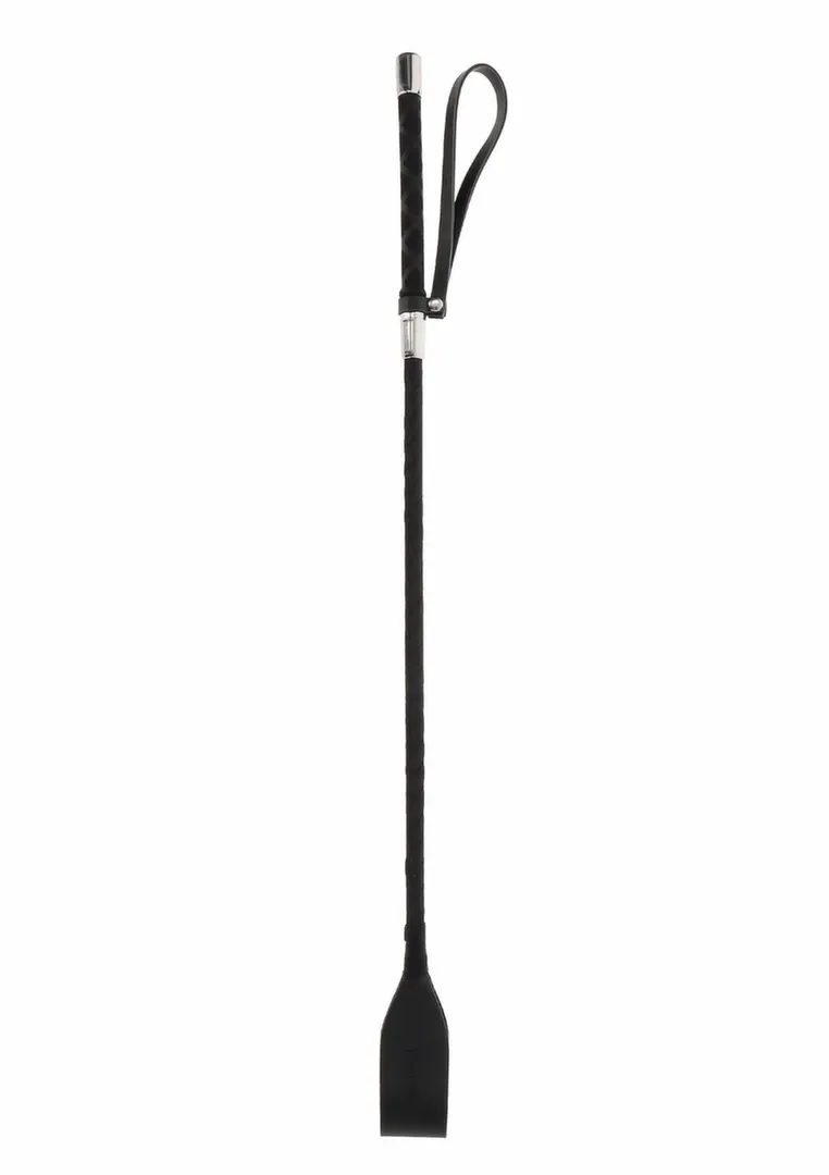 Jezdecký bičík TABOOM z veganské kůže, černý, 66 cm