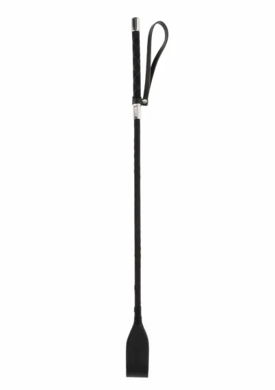 Jezdecký bičík TABOOM z veganské kůže, černý, 66 cm