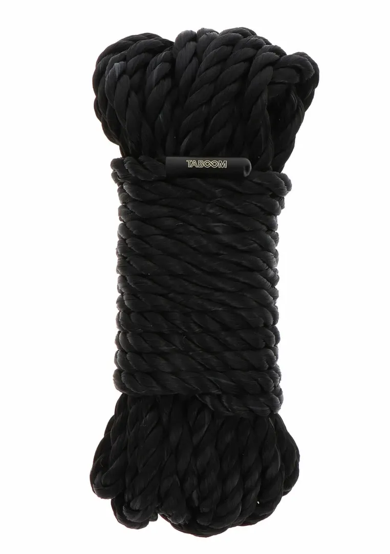 Lano na bondage TABOOM Bondage Rope, 10 m, 7 mm, černé - obrázek 3