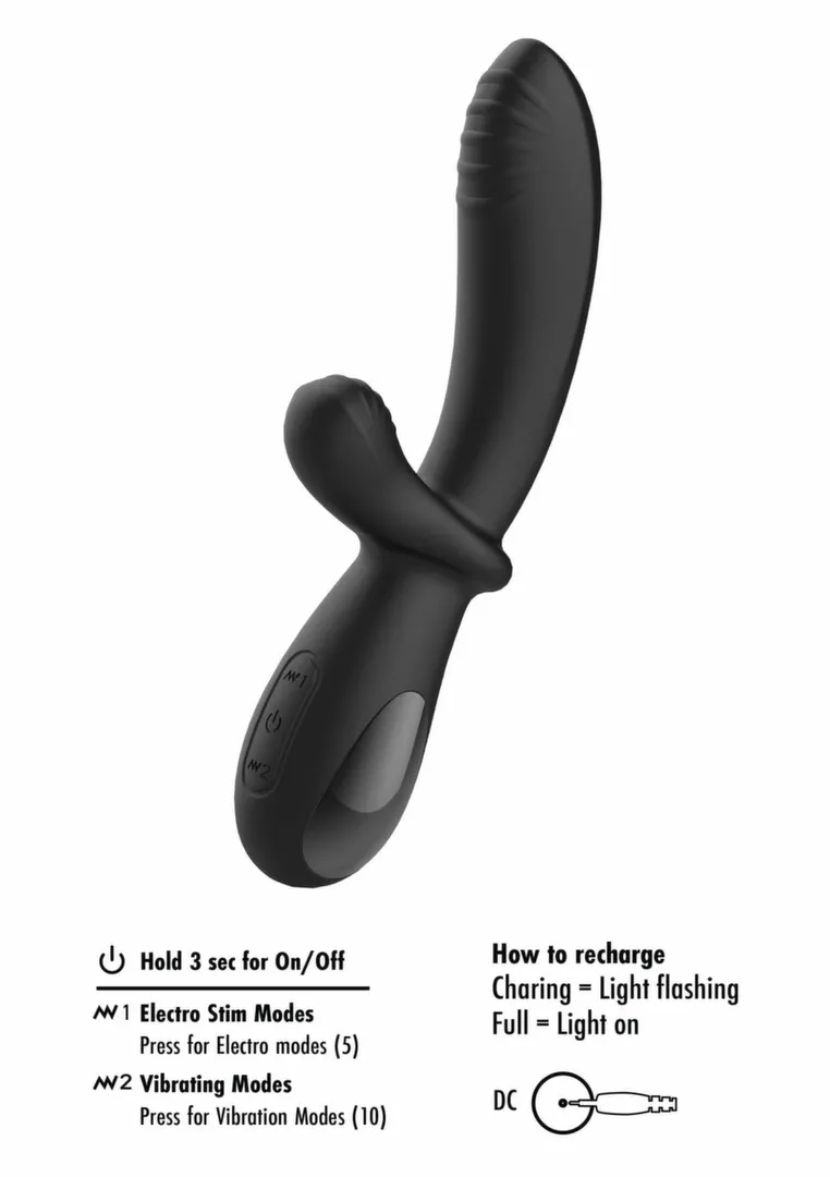 Vibrátor na bod G s elektrostimulací She.E.O eStim, silikon, růžový - obrázek 7