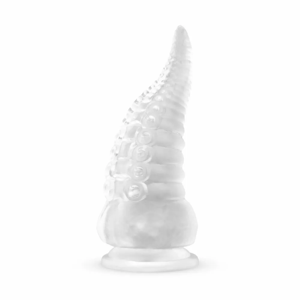 Dildo s přísavkou Mythical Mates Tentacle Play ve tvaru chapadla, průhledné, 22 cm - obrázek 2