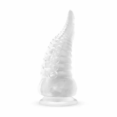 Dildo s přísavkou Mythical Mates Tentacle Play ve tvaru chapadla, průhledné, 22 cm - obrázek 2