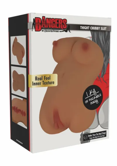 Masturbátor Bangers by Hidden Desire Tight Chubby z TPE, 16 cm, tělový - obrázek 3
