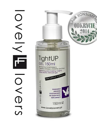 Zpevňující intimní gel pro ženy Lovely Lovers TightUp, na vodní bázi, 150 ml