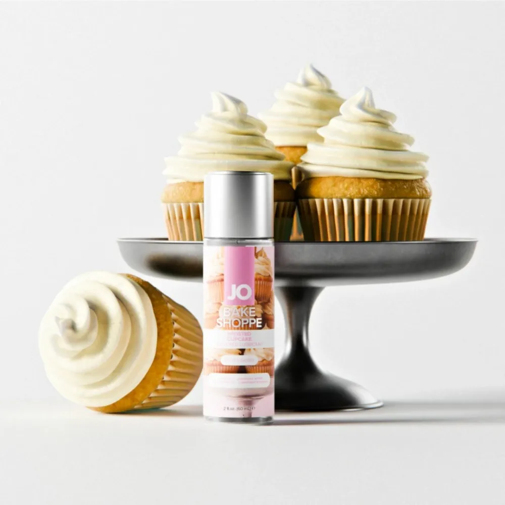 Lubrikační gel JO Bake Shoppe Frosted Cupcake, vanilka, na vodní bázi, 60 ml