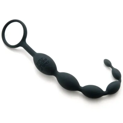 Silikonové anální kuličky Fifty Shades of Grey Pleasure Intensified, 25,4 cm - obrázek 2