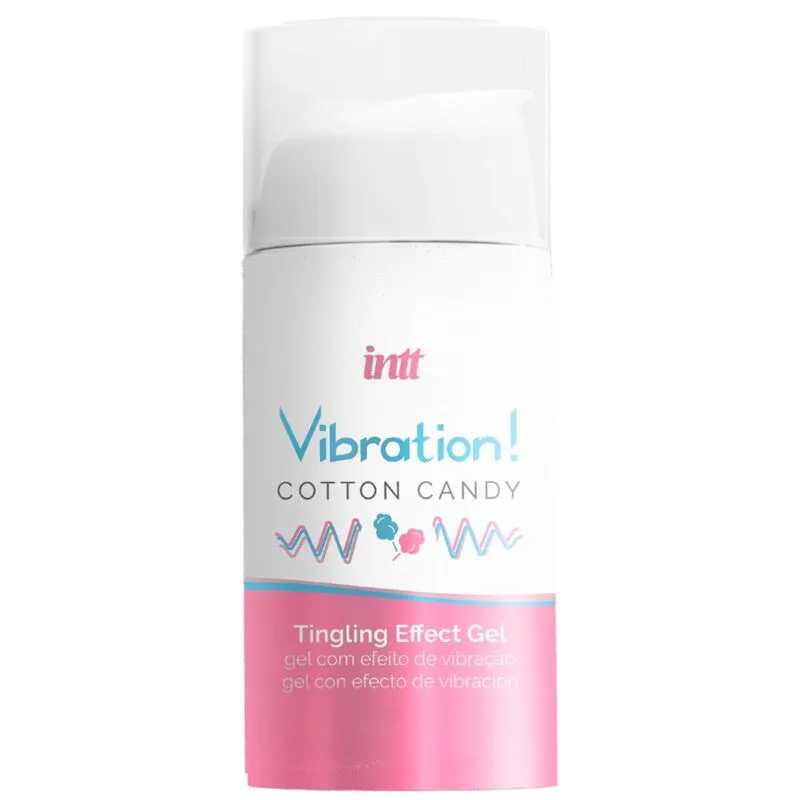 Vibrační stimulační gel INTT Vibration, cukrová vata, 15 ml - obrázek 2