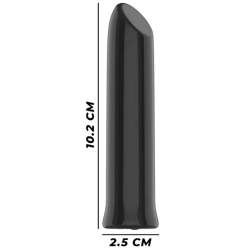 Minivibrátor INTENSE Todrick, černý - obrázek 3