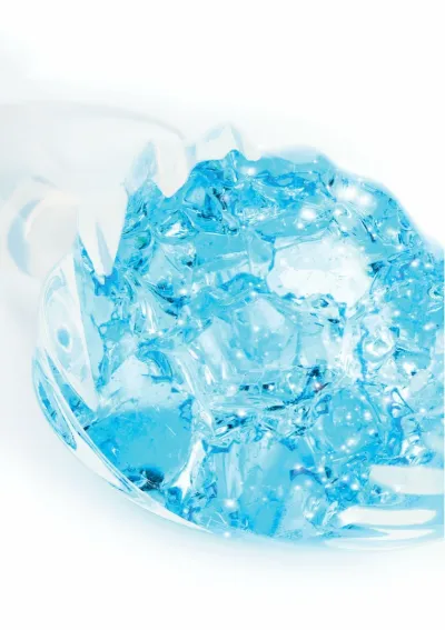 Silikonový anální kolík ToyJoy Crystal Large s krystalem, černý, 10,5 cm - obrázek 5