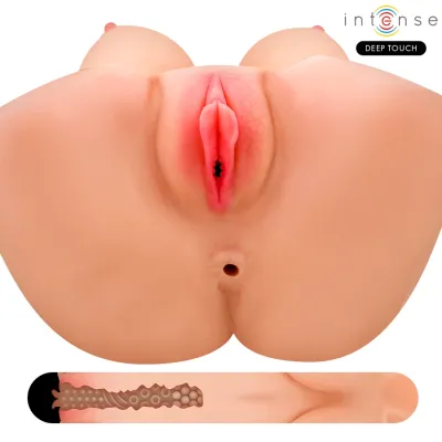 Realistické torzo Intense Deep Touch Vero s vibracemi, sáním, ohřevem a zvuky, 5,5 kg - obrázek 7