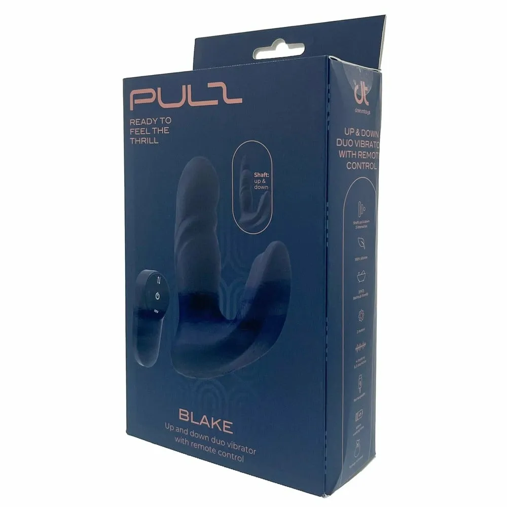 Rabbit vibrátor Pulz Blake Up & Down Duo s dálkovým ovládáním, silikon, růžový