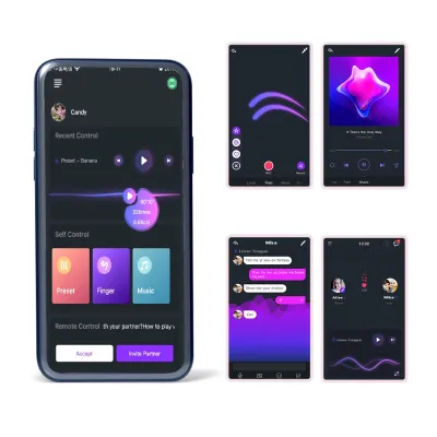 Dvojitý erekční kroužek Magic Motion Rise s ovládáním aplikací, černý - obrázek 9