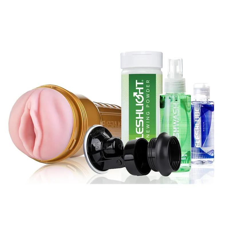 Masturbátor Fleshlight Stamina Training Unit STU, výhodná sada s péčí - obrázek 4