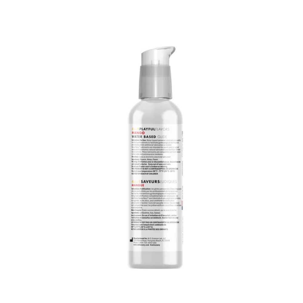Lubrikační gel Swiss Navy 4-in-1 s příchutí manga, 118 ml - obrázek 2
