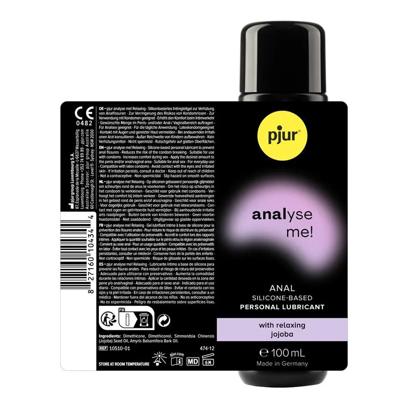 Anální silikonový lubrikační gel pjur analyse me! Relaxing, 100 ml - obrázek 2