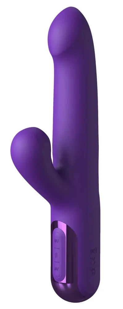Přirážecí rabbit vibrátor Fantasy For Her Super SoniX Thruster, fialový, 22 cm - obrázek 3