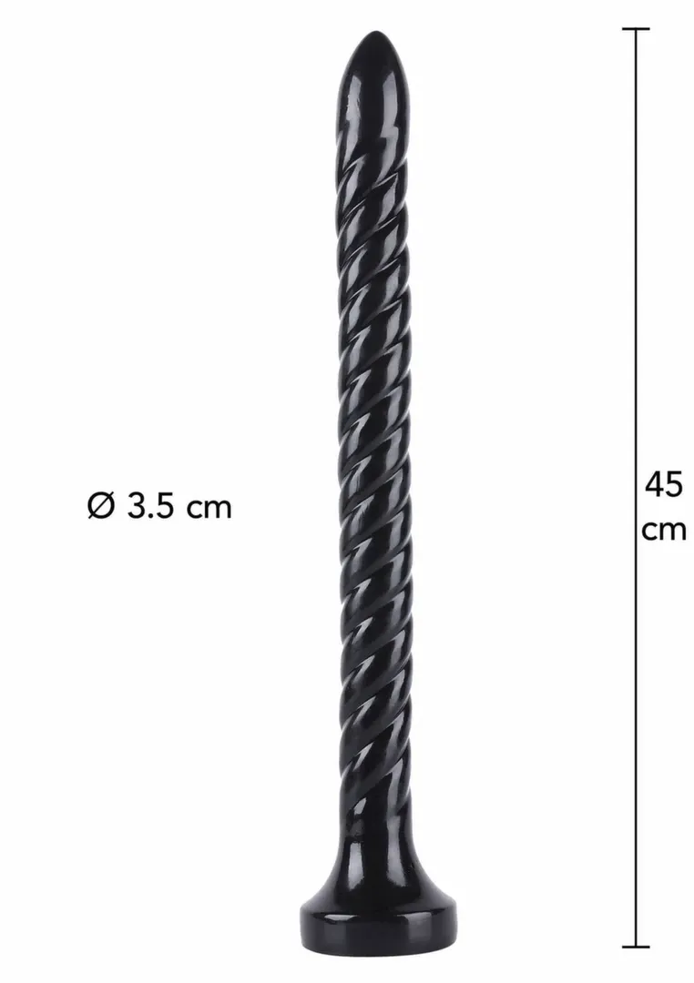 Anální dildo Extreme by Hidden Desire Anal Serpent XXL, ohebné, 45 cm, černé