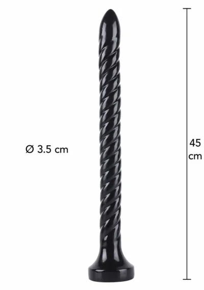 Anální dildo Extreme by Hidden Desire Anal Serpent XXL, ohebné, 45 cm, černé