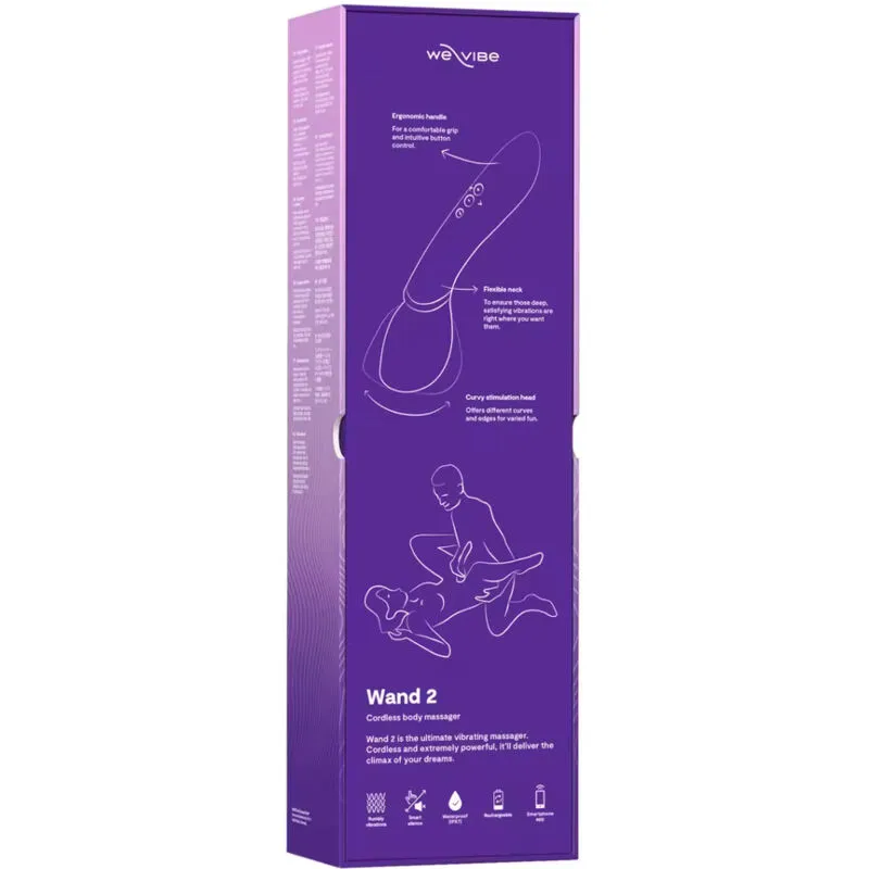 Nabíjecí masážní hlavice We-Vibe Wand 2, fialová - obrázek 11