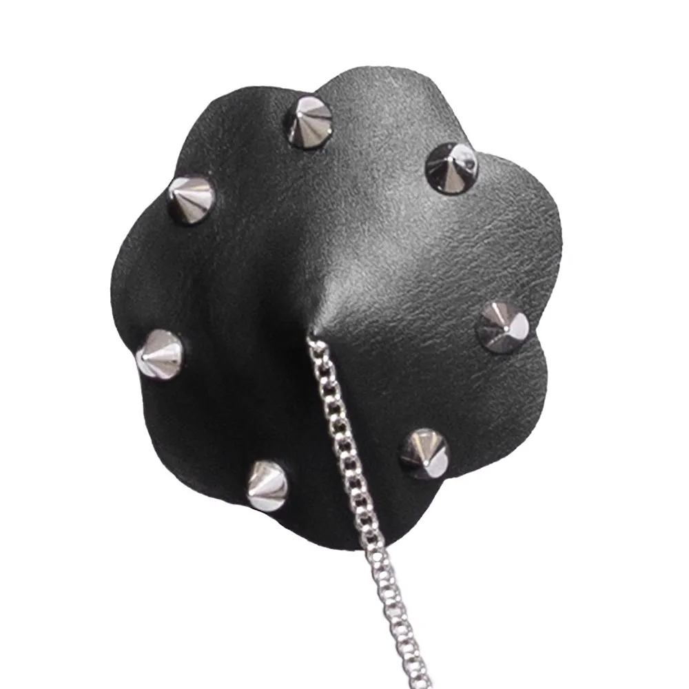 Nálepky na bradavky Bad Kitty s ozdobným řetízkem, černé, 7 cm - obrázek 6