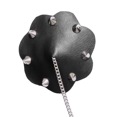 Nálepky na bradavky Bad Kitty s ozdobným řetízkem, černé, 7 cm - obrázek 6